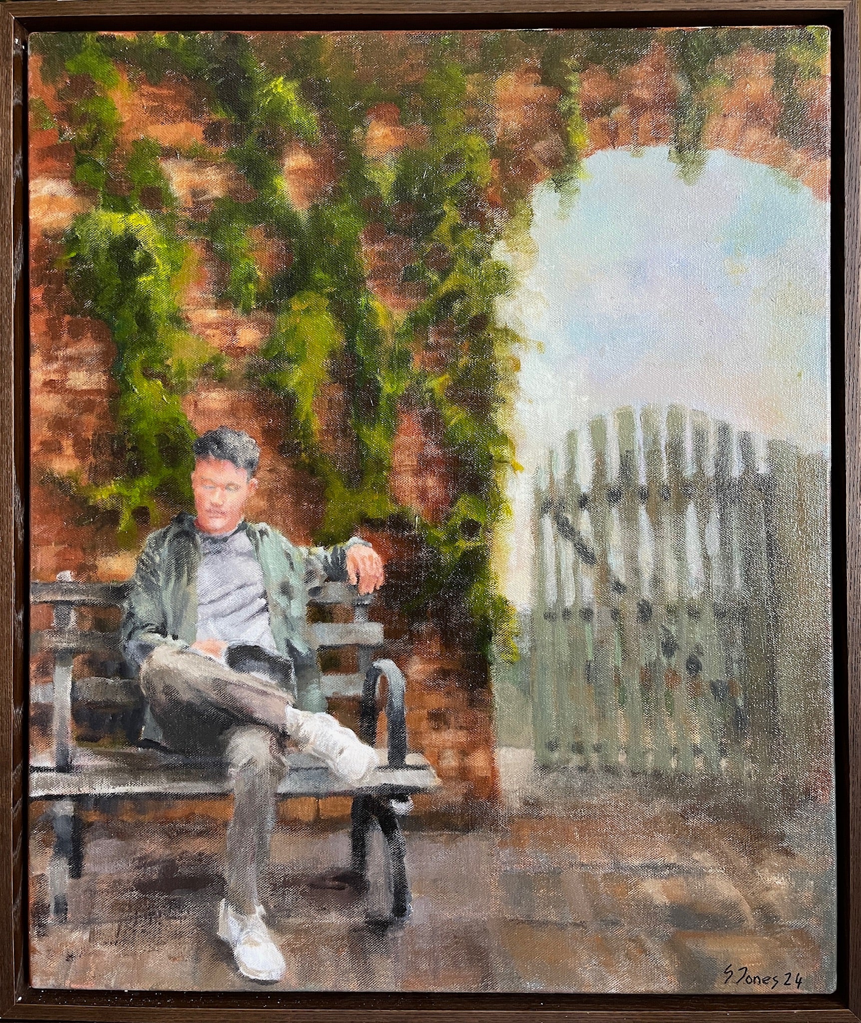 On the bench